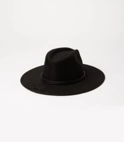 Braided Trim Fedora Hat -Karen Kane Store 02848502 786C 4D9D B44F 4EBF657F259B