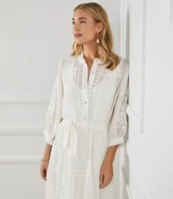 Embroidered Tiered Dress 40 Embroidered Tiered Dress -Karen Kane Store 0B1CF029 207E 4856 828C 9EF0775EB78F