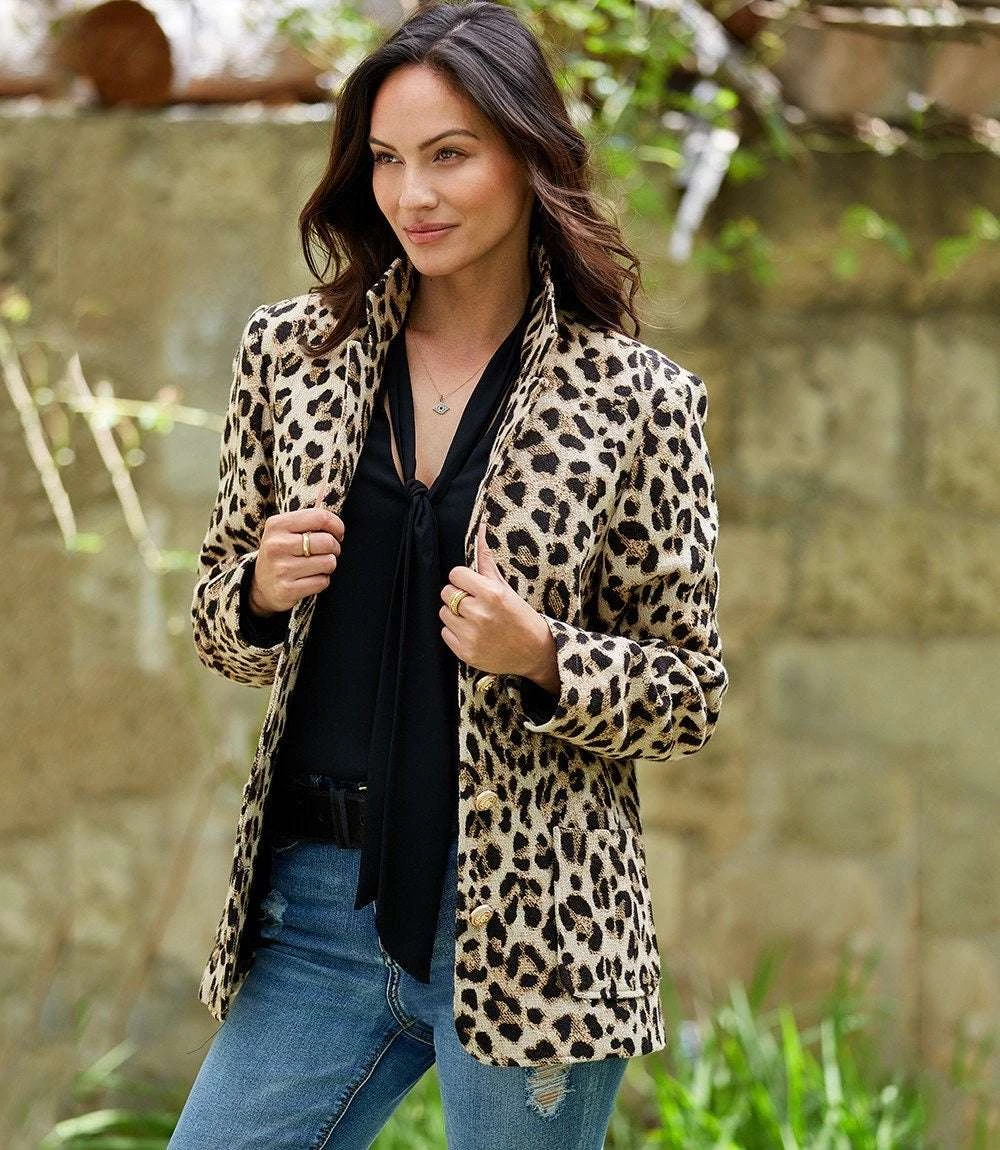 Animal Jacquard Blazer 11 Animal Jacquard Blazer - Image 9