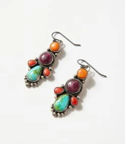 Turquoise Cluster Necklace And Earring Set -Karen Kane Store 17386723 B9CE 451A 9DD2 6F6385B28910