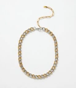Mixed Gold And Silver Chain Necklace -Karen Kane Store 185EC5F6 4637 4548 9F65 07489B2305FB