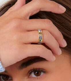 Crystal Inlay Ring -Karen Kane Store 18975DA3 6E5B 4FBE 9C68 6799616EF5D3