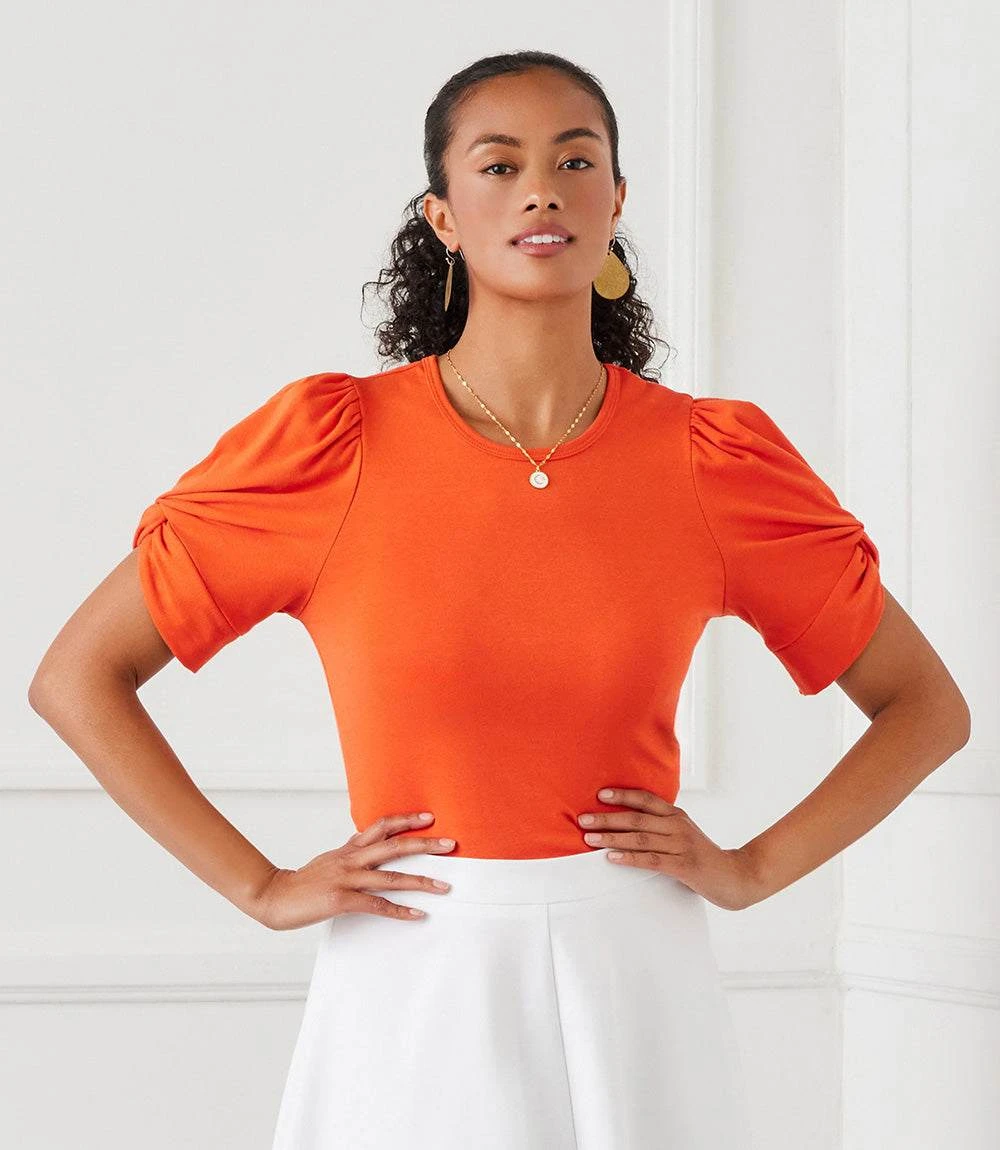 Twist Sleeve Top 3 Twist Sleeve Top