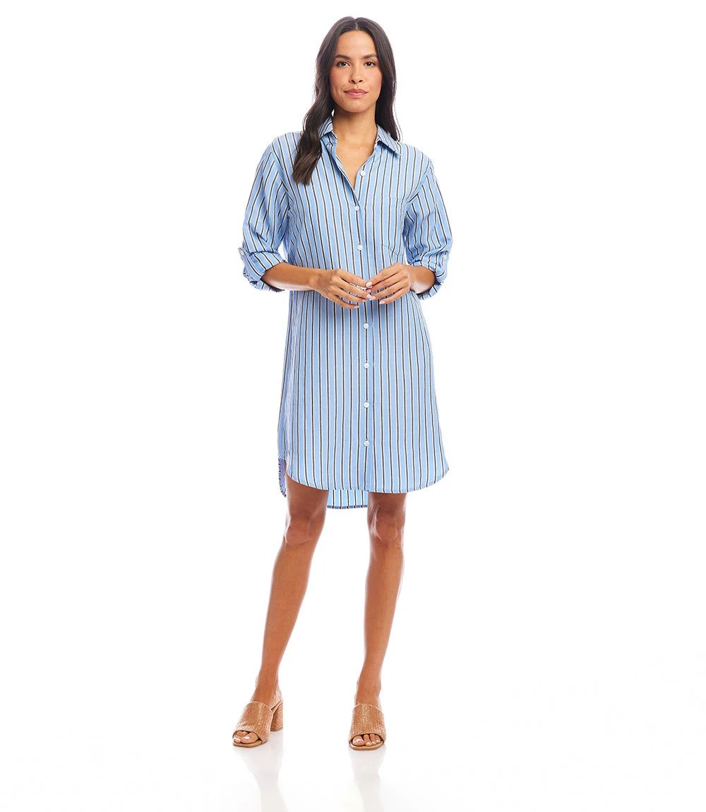 Stripe Shirtdress 8 Stripe Shirtdress - Image 6