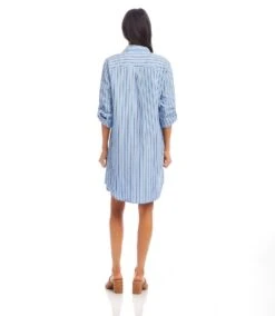 Stripe Shirtdress 18 Stripe Shirtdress -Karen Kane Store 1L06401 STP karenkane 2025 Spring 00 3