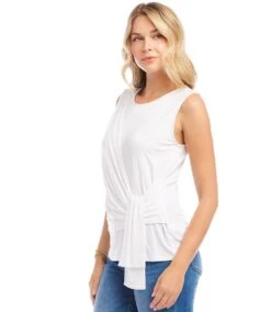 Side Drape Top 13 Side Drape Top -Karen Kane Store 1L13042 OWH karenkane 2025 Spring 00 2