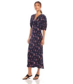 Bias Puff Sleeve Dress 11 Bias Puff Sleeve Dress -Karen Kane Store 1L21600 PRT karenkane 2025 Spring 00 2