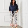 Drawstring Cropped Pants -Karen Kane Store 1L21902 PRT karenkane 2025 Spring 00