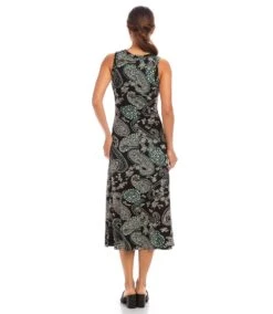 Petite Size Sleeveless Midi Dress 10 Petite Size Sleeveless Midi Dress -Karen Kane Store 1L26100 PAI karenkane 2025 Spring 00 3