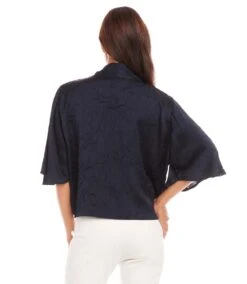 Flare Sleeve Tie Front Top -Karen Kane Store 1L26600 NAV karenkane 2025 Spring 00 3