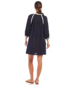 Blouson Sleeve Embroidered Peasant Dress -Karen Kane Store 1L70238 NAV karenkane 2025 Spring 00 5