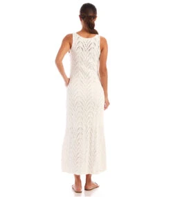 Sleeveless Crochet Midi Dress -Karen Kane Store 1L70246 OWH karenkane 2025 Spring 00 3