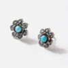 Embellished Flower Turquoise Earrings 1 Embellished Flower Turquoise Earrings -Karen Kane Store 2025 01 15 Delivery Jewelry Turqoise 17351