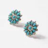 Turquoise Cluster Earrings -Karen Kane Store 2025 01 15 Delivery Jewelry Turqoise 17365