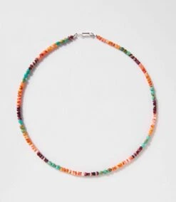 Turquoise And Spiny Oyster Necklace