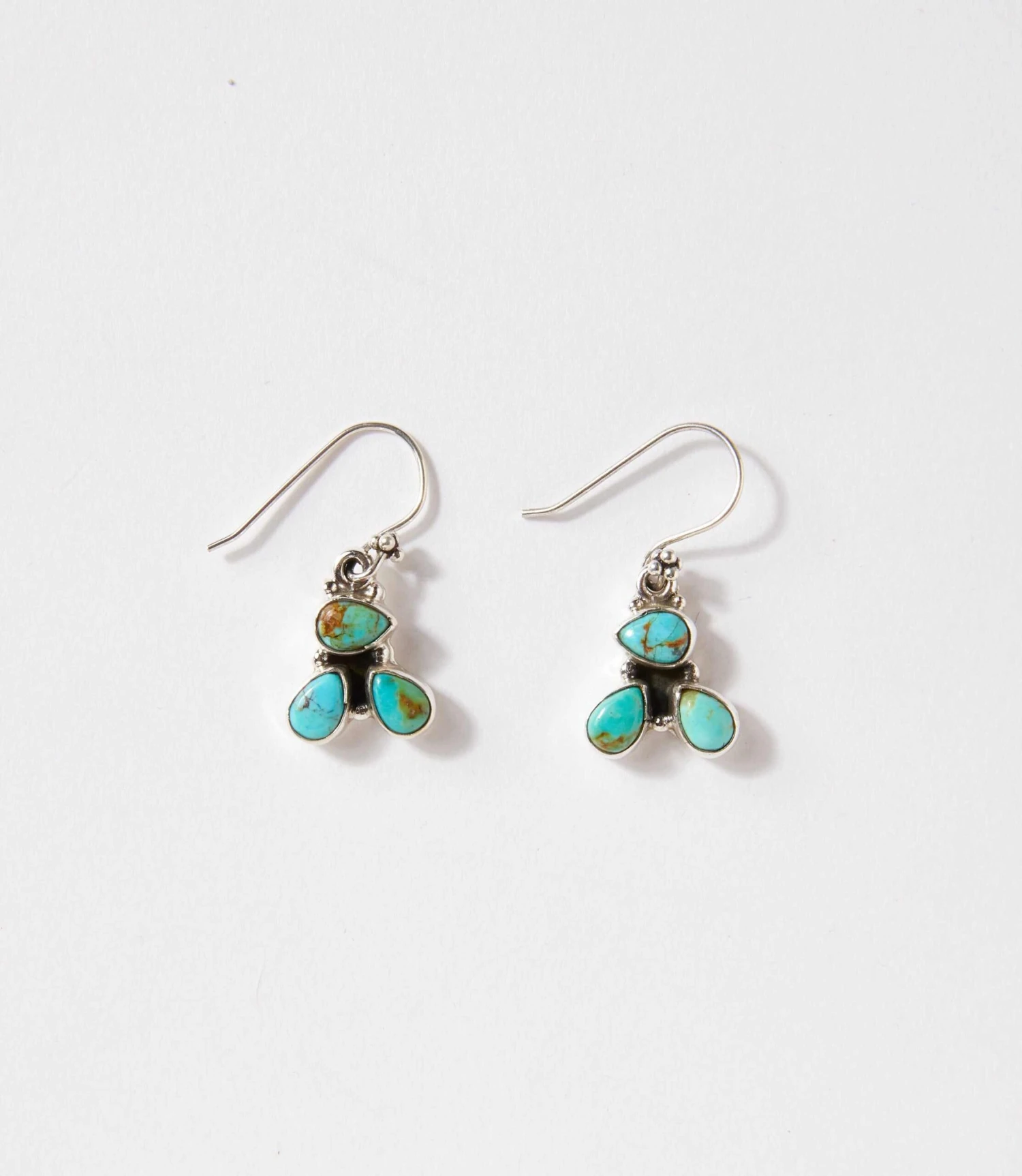 Turquoise Dangle Earrings 4 Turquoise Dangle Earrings - Image 2