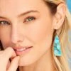 Angular Turquoise Earrings -Karen Kane Store 28416A6A 0B82 46B7 8B7D A7A247E42488