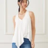 Drape Front Tank -Karen Kane Store 2C249CCF 5E8D 481B 8FCF D8F20FA9305C
