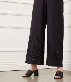 Cutout Embroidery Pants -Karen Kane Store 2D123F0E 4416 4396 82D6 A91257B6E66E