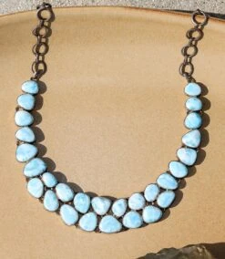 Larimar Station Necklace -Karen Kane Store 2J9A1001 2