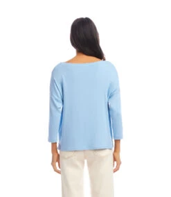 3/4 Sleeve Boatneck Top -Karen Kane Store 2L05512 LAK karenkane 2025 Summer 00 3