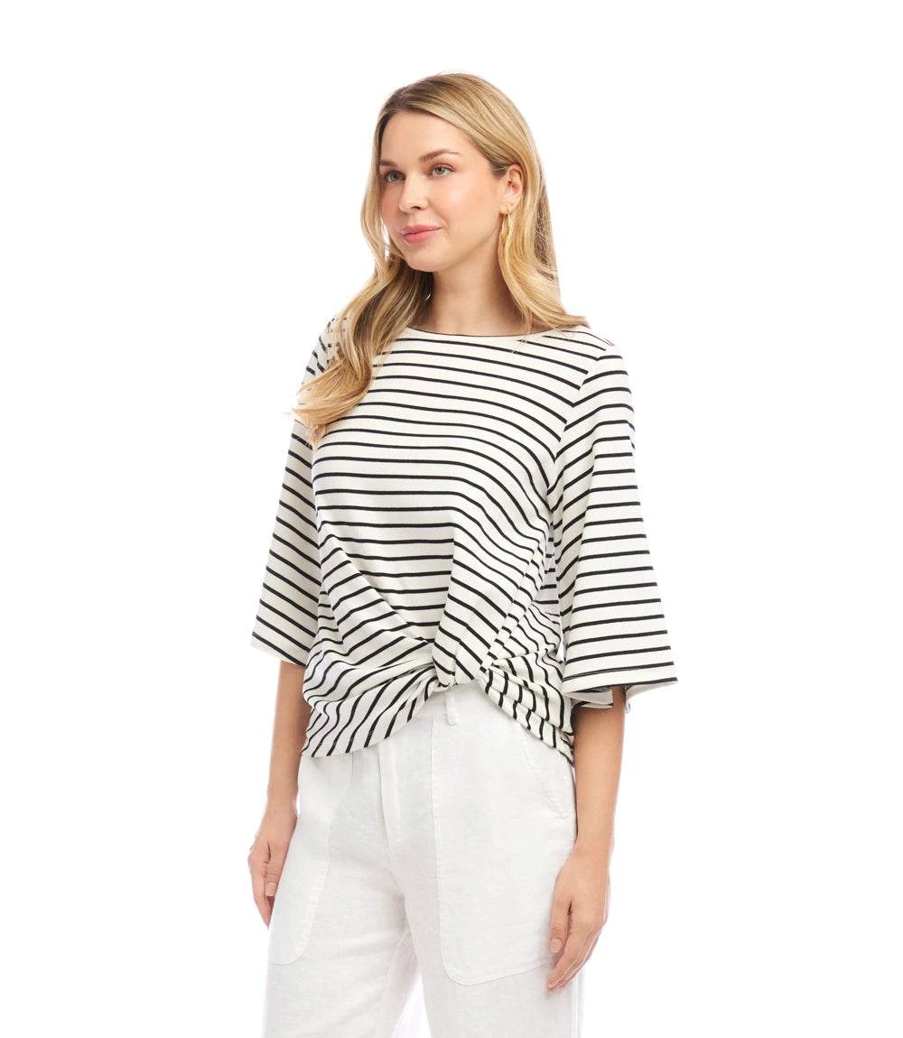 Stripe Flare Sleeve Pick-Up Top 5 Stripe Flare Sleeve Pick-Up Top - Image 3