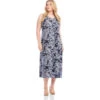 Plus Size Sleeveless Midi Dress -Karen Kane Store 2L28700W PAI karenkane 2025 Summer 00 1