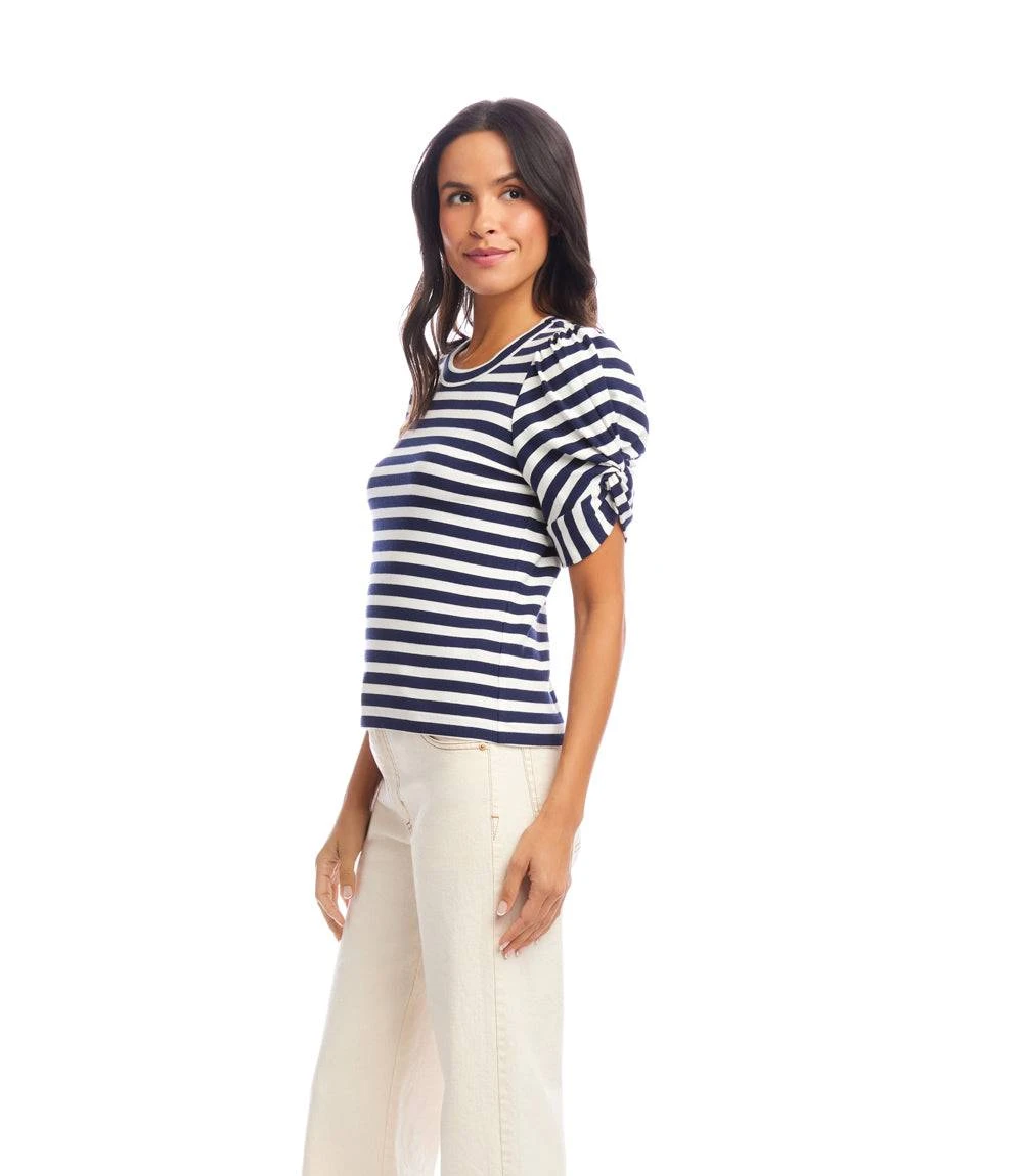Stripe Twist-Sleeve Top 5 Stripe Twist-Sleeve Top - Image 3