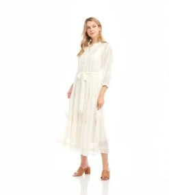 Embroidered Tiered Dress 30 Embroidered Tiered Dress -Karen Kane Store 2L39200 OWH KK 2025 Summer 00 5