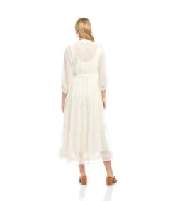 Embroidered Tiered Dress 31 Embroidered Tiered Dress -Karen Kane Store 2L39200 OWH KK 2025 Summer 00 6