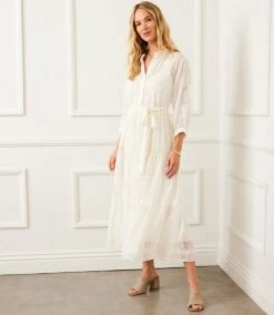 Embroidered Tiered Dress 33 Embroidered Tiered Dress -Karen Kane Store 2L39200 OWH KK 2025 Summer 00 9