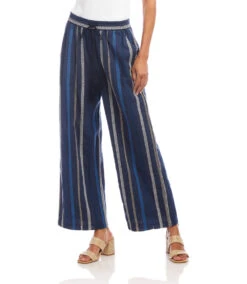 Embroidered Cropped Drawstring Pants -Karen Kane Store 2L70136 MUL KK 2025 Summer 00 1