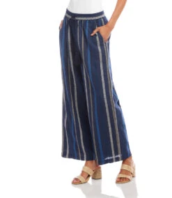 Embroidered Cropped Drawstring Pants -Karen Kane Store 2L70136 MUL KK 2025 Summer 00 2