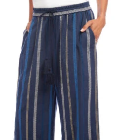 Embroidered Cropped Drawstring Pants -Karen Kane Store 2L70136 MUL KK 2025 Summer 00 4