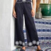 Scallop Drawstring Pants 1 Scallop Drawstring Pants -Karen Kane Store 2L70249 BLC KK 2025 Summer 00 1