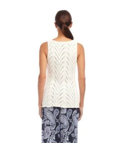 Crochet Sweater Tank 15 Crochet Sweater Tank -Karen Kane Store 2L70259 OWH karenkane 2025 Summer 00 3