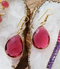 Pink Quartz Teardrop Earrings 12 Pink Quartz Teardrop Earrings -Karen Kane Store 39447211 4754 4B00 A498 A0F123BECFB2