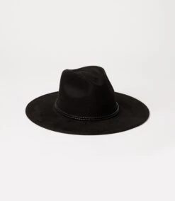 Braided Trim Fedora Hat -Karen Kane Store 3F064754 B0B9 4E3B 9136 84C2117B2158