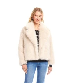 Cropped Faux Fur Jacket 16 Cropped Faux Fur Jacket -Karen Kane Store 3L09902 STO karenkane 2025 fall 00 6