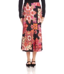 Petite Size Bias Cut Midi Skirt 12 Petite Size Bias Cut Midi Skirt -Karen Kane Store 3L37200P PRT karenkane 2025 fall 00 4