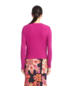 Ribbed Long Sleeve Drape Front Crossover Top 10 Ribbed Long Sleeve Drape Front Crossover Top -Karen Kane Store 3L37800 MAG karenkane 2025 fall 00 3