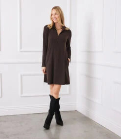 Petite Size Zip-Up Travel Dress