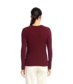 Long Sleeve Ribbed Crewneck Top -Karen Kane Store 3L56013 WIN karenkane 2025 fall 00 3 389ac71e cd17 4d61 8550 ff6a37111d7e
