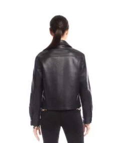 Faux Leather Cropped Jacket 22 Faux Leather Cropped Jacket -Karen Kane Store 3L69901 BLK karenkane 2025 fall 00 9