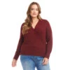 Plus Size Wrap Sweater -Karen Kane Store 3L89126W WIN karenkane 2025 fall 00 1
