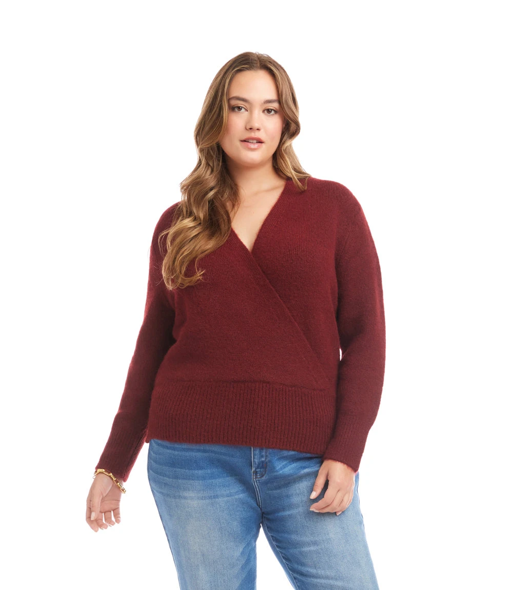 Plus Size Wrap Sweater 3 Plus Size Wrap Sweater