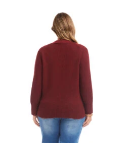 Plus Size Wrap Sweater 8 Plus Size Wrap Sweater -Karen Kane Store 3L89126W WIN karenkane 2025 fall 00 3