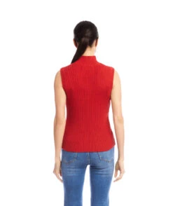 Ribbed Turtleneck Sweater Tank -Karen Kane Store 3L89142 TOM karenkane 2025 fall 00 5