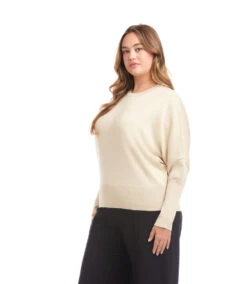 Plus Size Dolman Sleeve Sweater -Karen Kane Store 3L89170W ACR karenkane 2025 fall 00 2