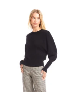 Dolman Sleeve Sweater -Karen Kane Store 3L89170 BLK karenkane 2025 fall 00 3